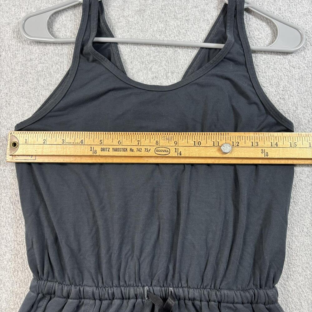 Backcountry Jumpsuit Women Small Black Sleeveless Jersey Drawstring Pockets USA - Picture 11 of 13